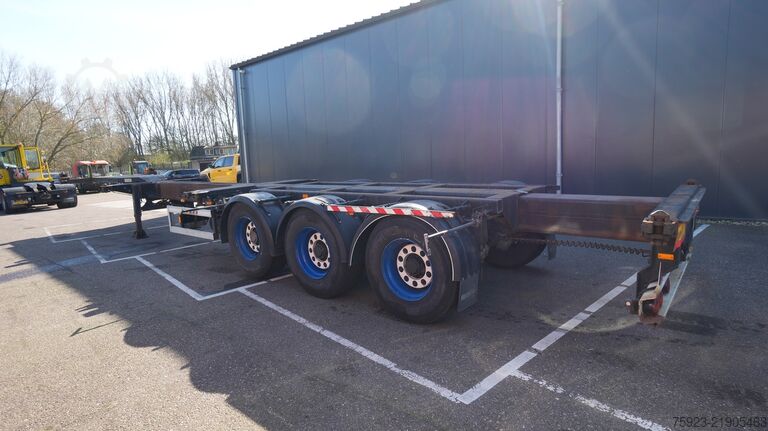Pengangkutan kontena Nooteboom Container transport trailer
