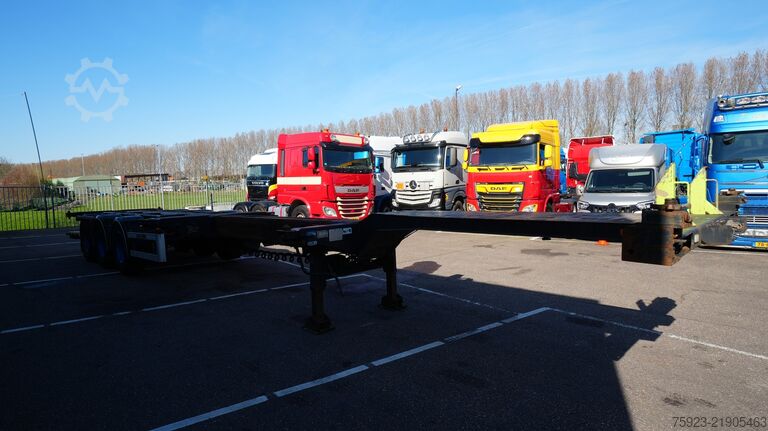Pengangkutan kontena Nooteboom Container transport trailer