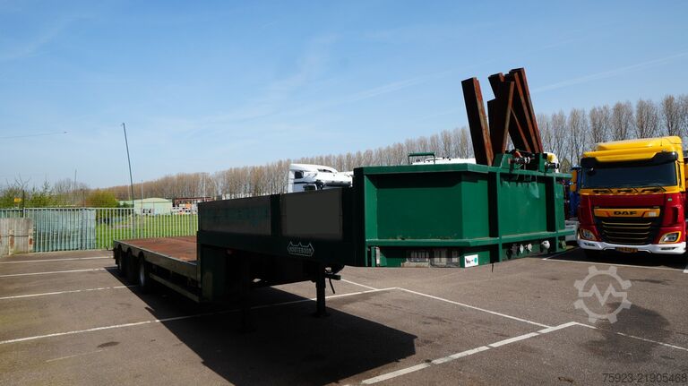 Semi low-loader Nooteboom 3 axle semi low loader extendable