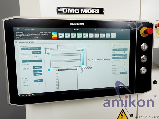 金属3D打印机 600–1000瓦光纤激光器 DMG MORI LASERTEC 30 SLM (2nd Gen.)