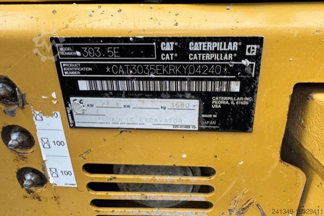 Kettenbagger Caterpillar CATERPILLAR | 303.5 E Powertilt