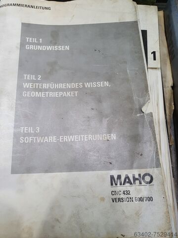 CNC φρέζα MAHO MH 800 E