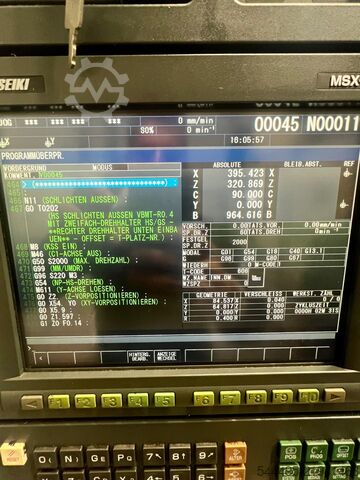 CNC旋削・フライス盤センター MORI SEIKI NL3000Y/1250