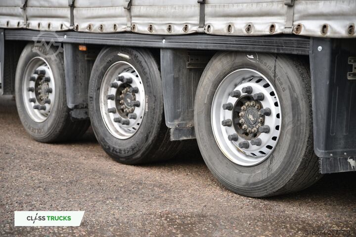 Semi-reboque aberto com lona SCHMITZ CARGOBULL SCS24/L Varios