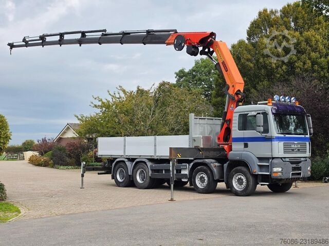 MAN TGA 41.430 8x4 KRAAN 44tm/LIER AFSTANDSBEDIENIN...