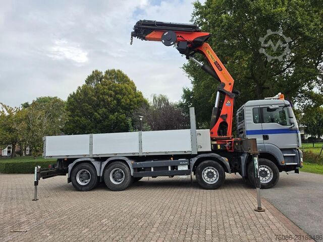  MAN TGA 41.430 8x4 KRAAN 44tm/LIER AFSTANDSBEDIENIN...