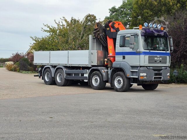  MAN TGA 41.430 8x4 KRAAN 44tm/LIER AFSTANDSBEDIENIN...