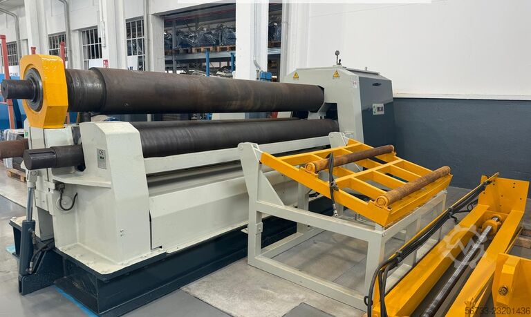 Cilindro curvador hidráulico de 3 rolos / Máquina de calandragem de três rolos hidráulica IMCAR 3100 x 20/15 mm CNC