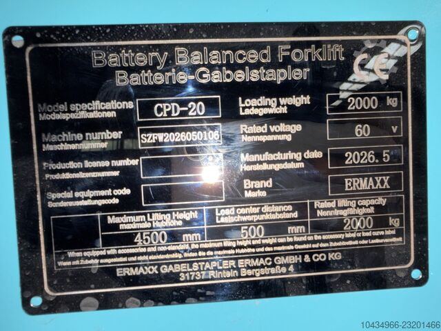Viljuškar Huateng CPD 20