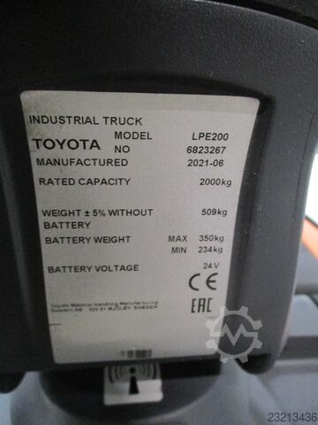 ২০২১ টয়োটা LPE200 - ১৯৯১ TOYOTA LPE200