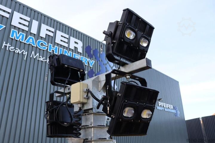 Torre de iluminação Atlas Copco HiLight H5+ SV2 Valid inspection, Max Boom Height