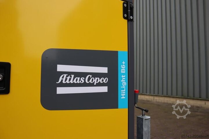 Torre de iluminação Atlas Copco Hilight B6+ KD Valid inspection, Max Boom Height 8
