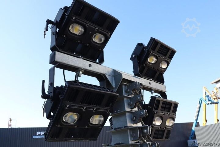 Torre de iluminação Atlas Copco HiLight H5+ SV2 Valid inspection, Max Boom Height
