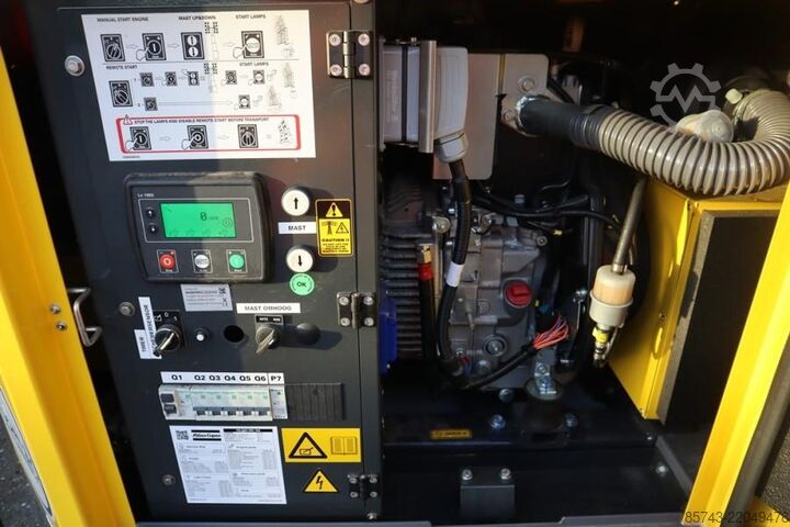 Torre de iluminação Atlas Copco HiLight H5+ SV2 Valid inspection, Max Boom Height