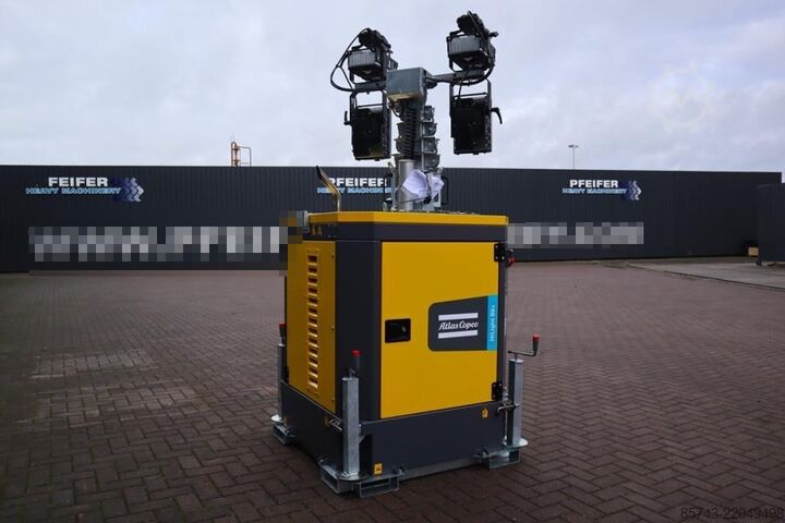 Valotorni Atlas Copco Hilight B6+ KD Valid inspection, Max Boom Height 8