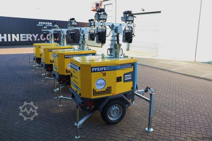 Svetlobni stolp Atlas Copco HiLight H5+ SV2 Max Boom Height 8m, Luminosity Wit