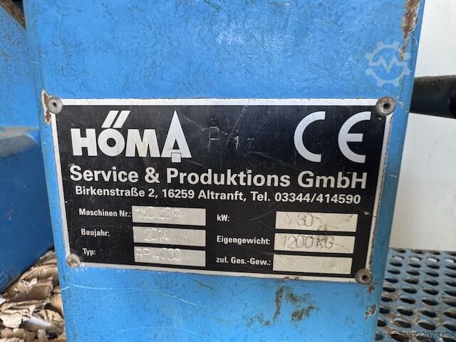 Mesin pengepak kertas Höma PB4000