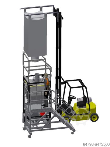 Порожній силос у біг-бегах WWTEC GmbH & Co KG On Top Big Bag unloading