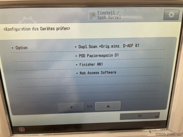 Digital trykmaskine Canon imagePRESS C8000VP incl. Fiery, Finisher, Paperdeck