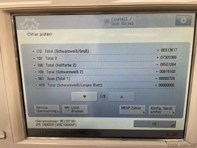 Digital trykmaskine Canon imagePRESS C8000VP incl. Fiery, Finisher, Paperdeck