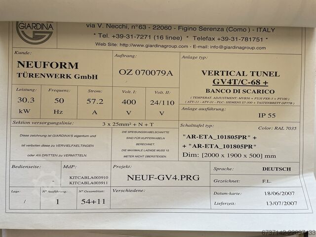 високоефективен сушилня Giardina GV4T/C