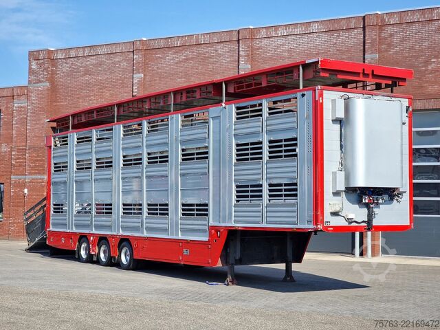 Перевезення великої рогатої худоби Finkl SAV35 - 3/3 deck livestock - Ventilation - Lift...