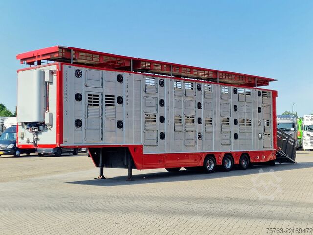 Перевезення великої рогатої худоби Finkl SAV35 - 3/3 deck livestock - Ventilation - Lift...
