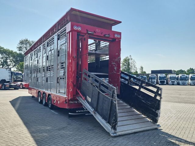 Перевезення великої рогатої худоби Finkl SAV35 - 3/3 deck livestock - Ventilation - Lift...