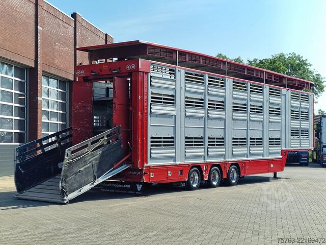 Перевезення великої рогатої худоби Finkl SAV35 - 3/3 deck livestock - Ventilation - Lift...