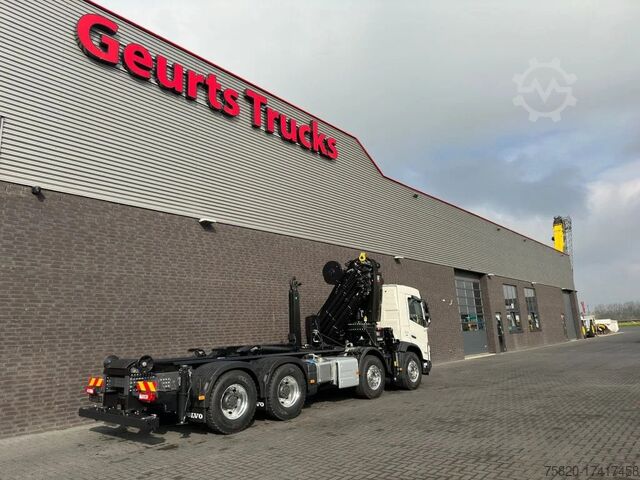 Система крюкообразных рычагов Volvo FMX 500 8X4 HIAB HAAKARM + HIAB 548 E-8 KRAAN/K...