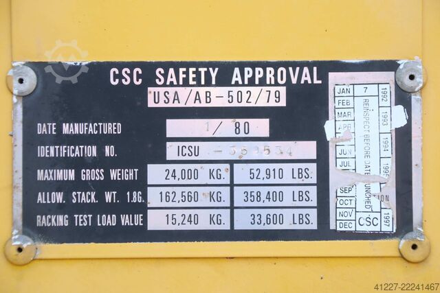 Darbnīcas konteiners unbekannt 20-Fuß-Standardcontainer DCC-149B-P