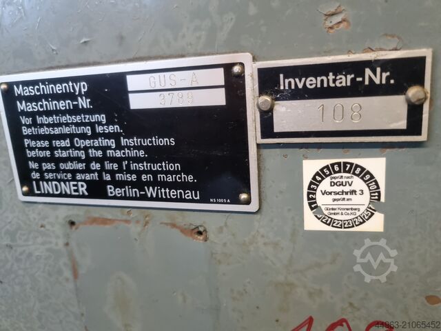 шлифовъчна машина за резби Lindner LINDNER 