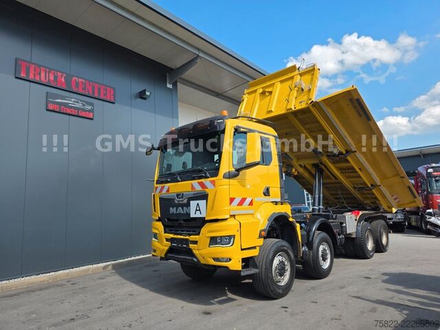 Trīspusējs kravas pašizgāzējs MAN TGS 35.470 BB / 8X6 / Meiller Bordmatik
