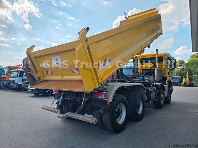 Trīspusējs kravas pašizgāzējs MAN TGS 35.470 BB / 8X6 / Meiller Bordmatik