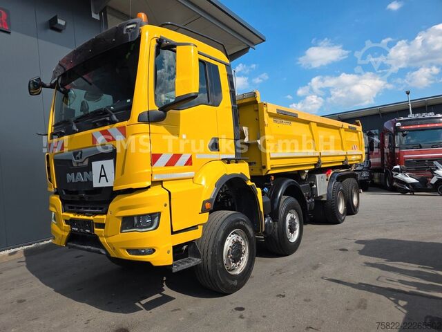 Trīspusējs kravas pašizgāzējs MAN TGS 35.470 BB / 8X6 / Meiller Bordmatik