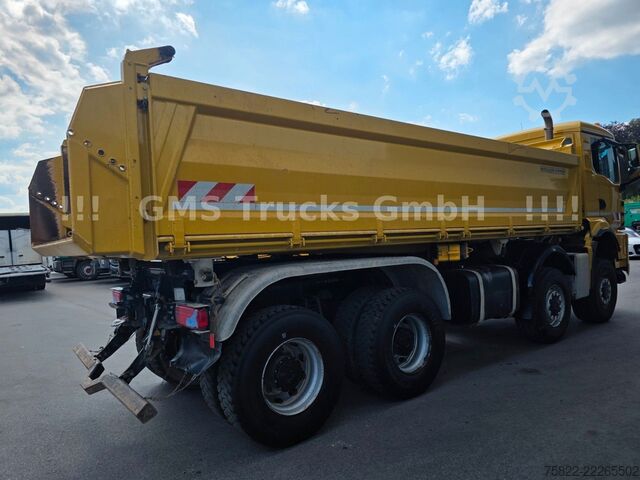 Trīspusējs kravas pašizgāzējs MAN TGS 35.470 BB / 8X6 / Meiller Bordmatik