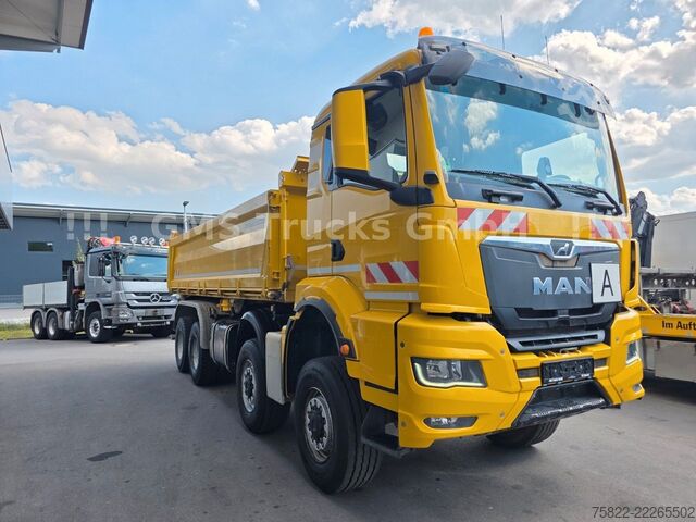 Trīspusējs kravas pašizgāzējs MAN TGS 35.470 BB / 8X6 / Meiller Bordmatik