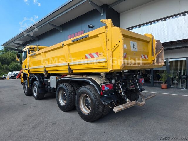 Pašizgāzējs kravas automašīna MAN TGS 35.470 BB / 8X6 / Meiller Bordmatik