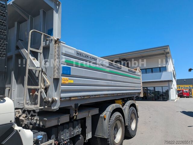 Pašizgāzējs kravas automašīna MAN TGS 33.500 / 6X6 / Manual / Meiller BORDMATIK