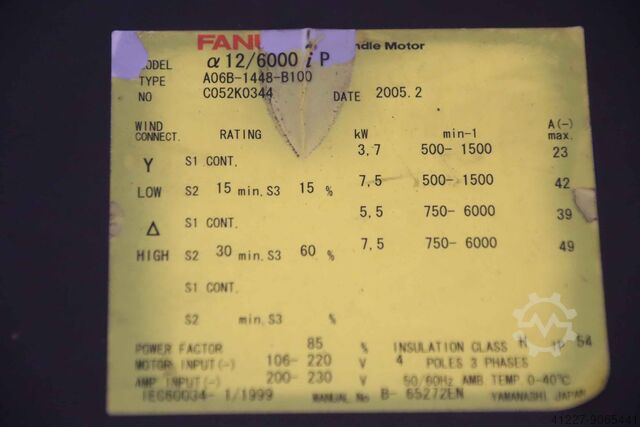 Fanuc Santenberg A06B-1448-B100  GTC S 2