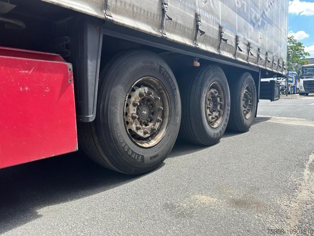 带篷布的开放式半挂车 SCHMITZ CARGOBULL SCB Schiebeplane Edscha Palettenkasten