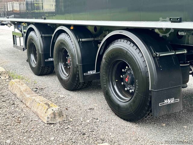 Puspriekabė su judančiomis grindimis  H&W AGRAR 70 cbm, Zwangslenkung, MIETEN?
