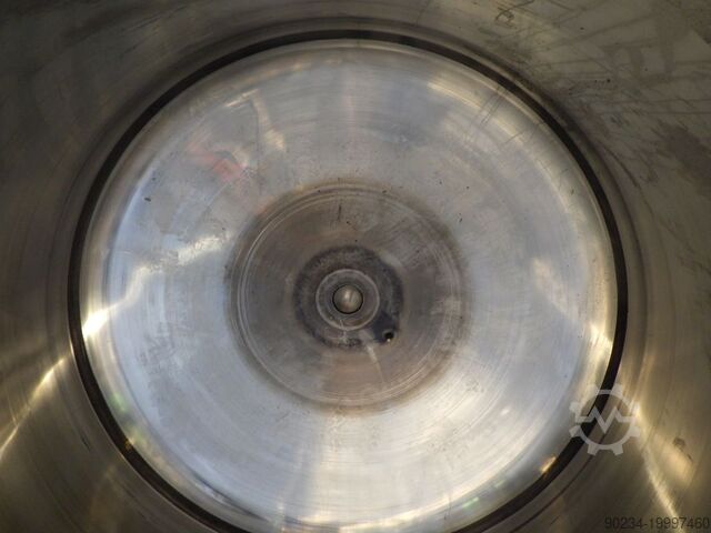 2500 L verticale cosmetische reactor/procesvat Ekato model SRA 2500 EKATO SRA 2500