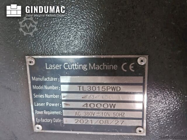 Fiber lasersnijmachine THETA TL 3015 PWD