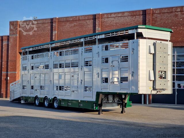 Szarvasmarha-szállítás Pezzaioli SBA31 SR - NEW - 3+4 Floor - lift axle - liftin...