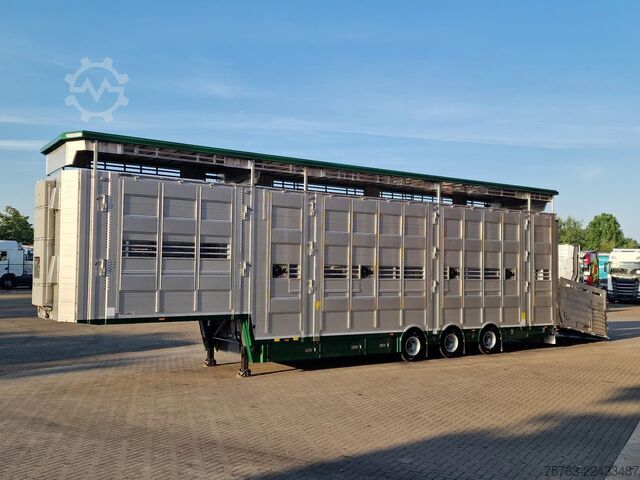 Szarvasmarha-szállítás Pezzaioli SBA31 SR - NEW - 3+4 Floor - lift axle - liftin...