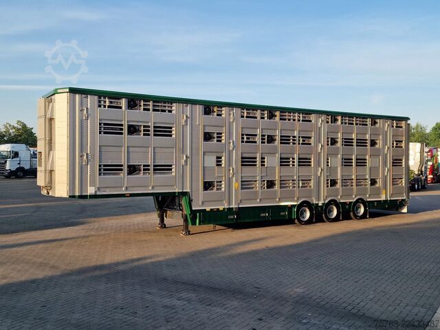 Szarvasmarha-szállítás Pezzaioli SBA31 SR - NEW - 3+4 Floor - lift axle - liftin...