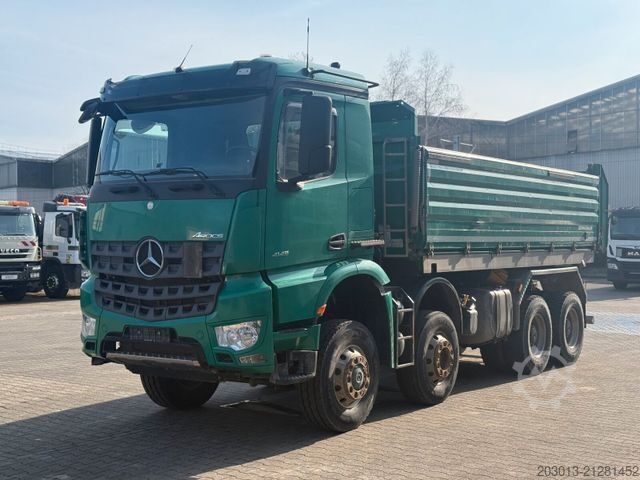Tipper truck MERCEDES-BENZ Arocs 4145 8X6 Kipper Schwarzmüller