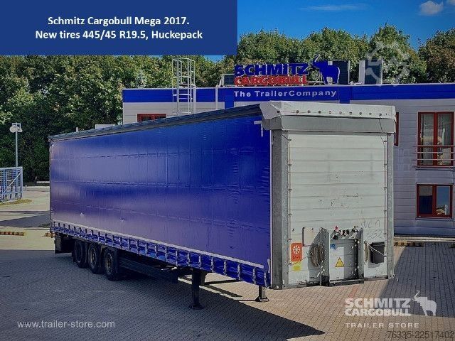 Avoin puoliperävaunu pressulla Schmitz Cargobull Curtainsider Mega