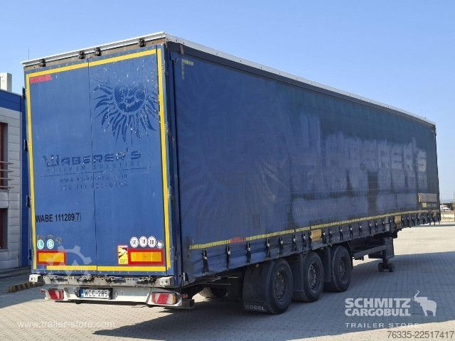 Avoin puoliperävaunu pressulla Kögel Curtainsider Mega